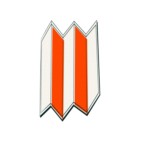 Illustration of a map representing discovery and uncovering insights through HubSpot revenue attribution.