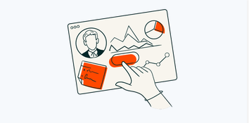 Illustration of dashboards and analytics representing a single source of truth in revenue operations.