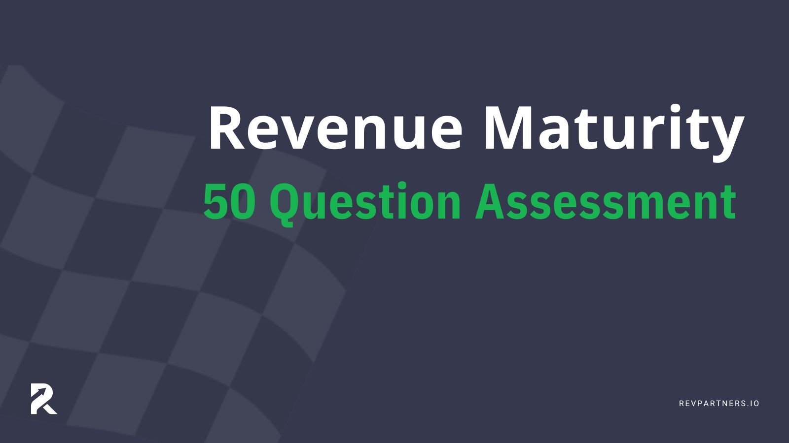 50 Question Revenue Maturity Assessment Graphic